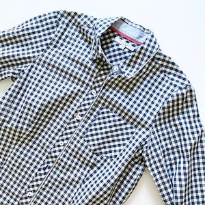 Foxcroft Gingham Plaid Button Non-Iron Shirt